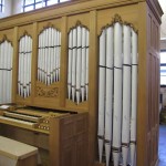 Pipework added to the organ