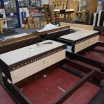 Choir and Pedal soundboards being fitted (2)