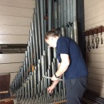 John Oliver, Team Leader dismantling the pipework