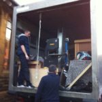 The new organ was delivered to the church on Monday, and Team Leader, Michael Clough and his team have begun the assembly.
