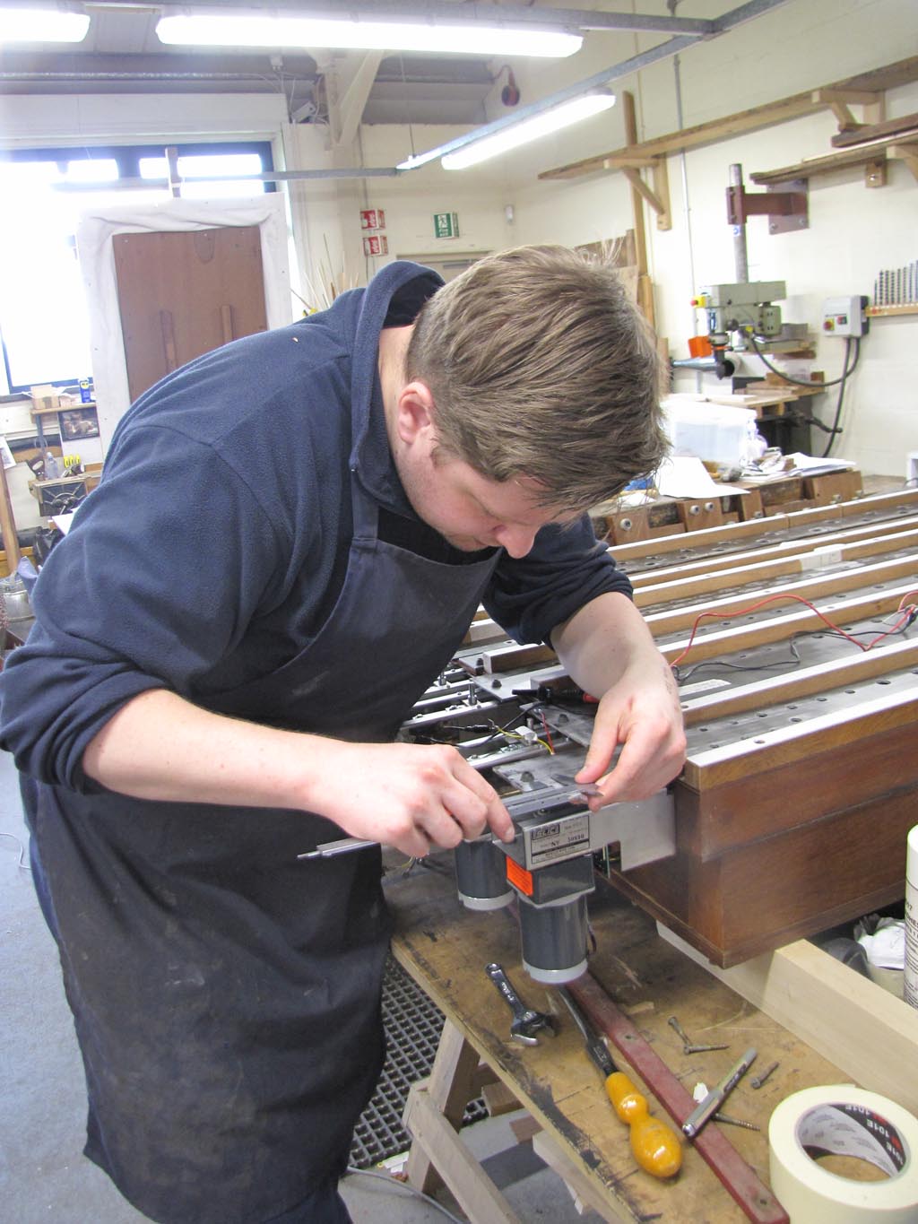 Lagos fitting solenoids (3) Harrison & Harrison Ltd